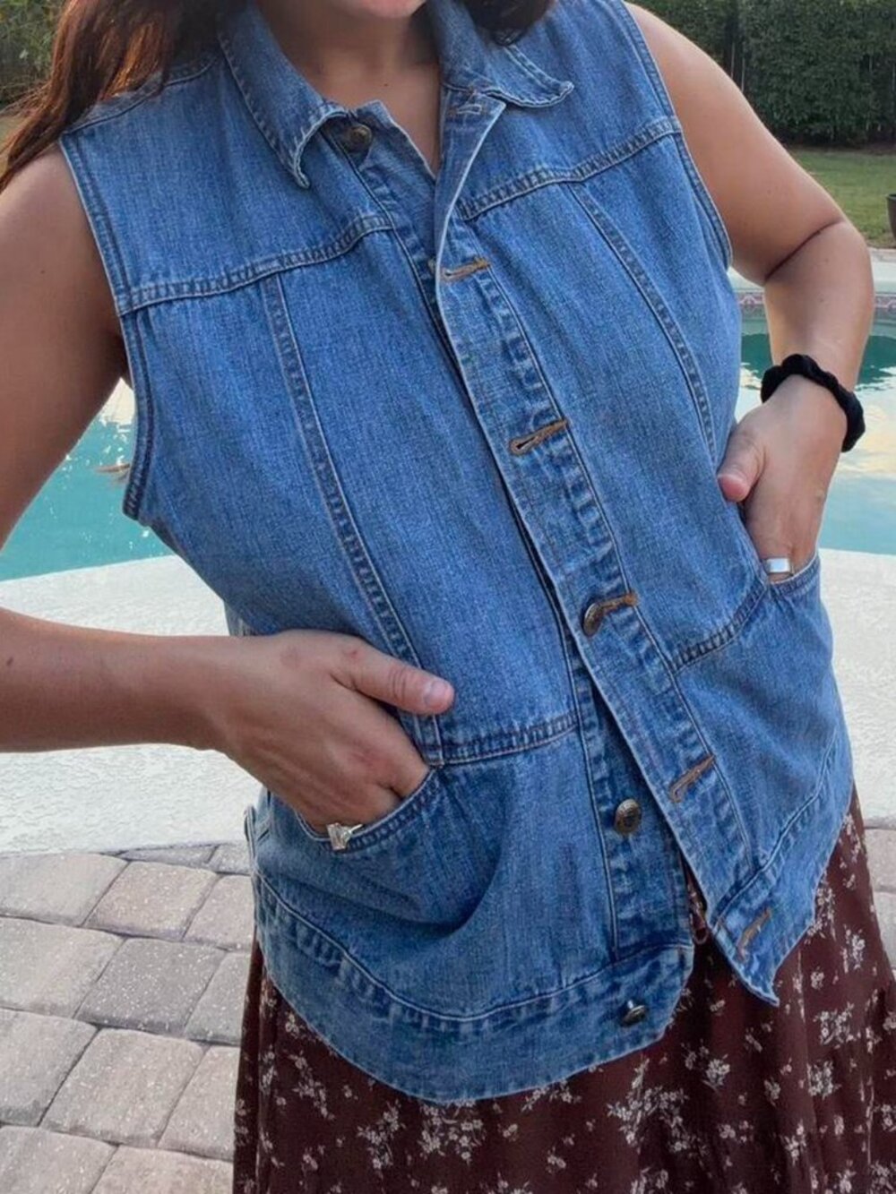 Vintage Denim Vest